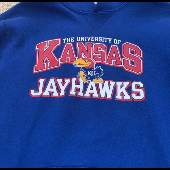 Kansas Jayhawks Youth XXL Hoodie - Picture 2 of 2